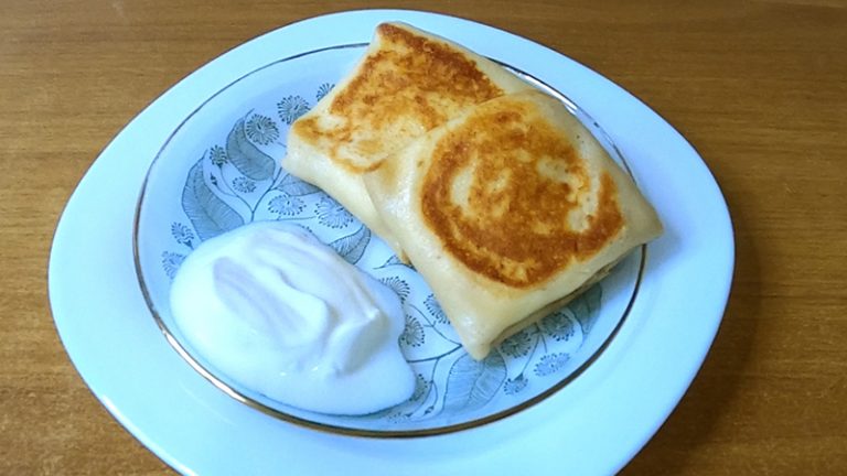 Блинчики с творогом