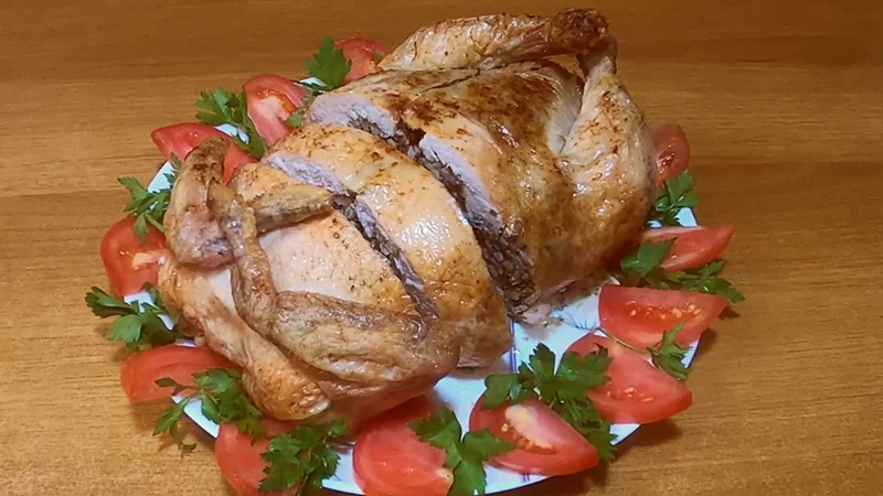 Фаршированная курица