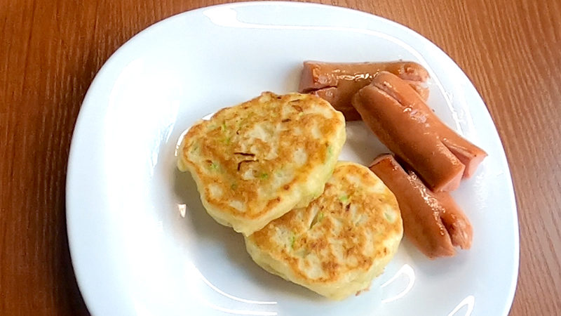 Оладьи с кабачками